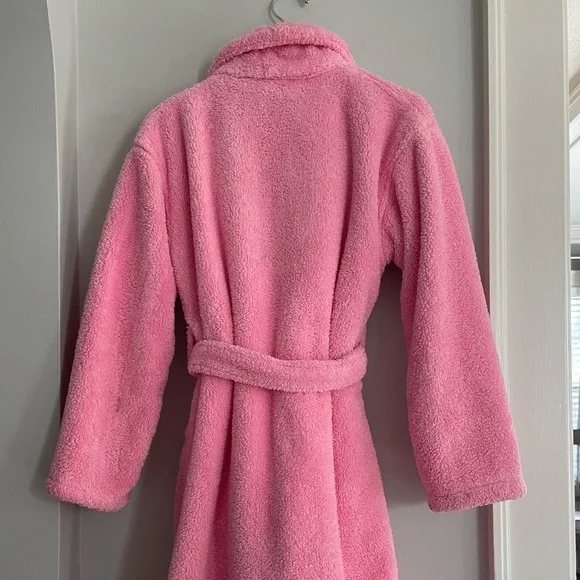 Pink Plush Robe - Picture 2 of 4